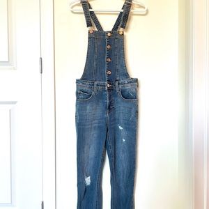 Guess denim overalls NWOT